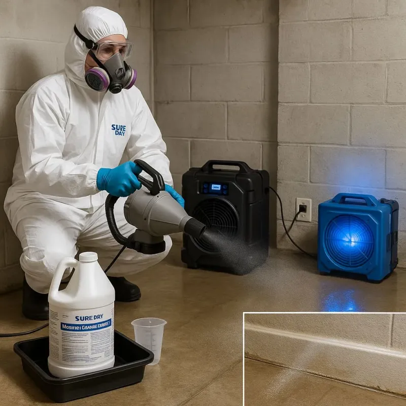Sanitization and Odor Removal process in Haughton, LA